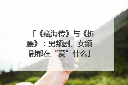 《藏海传》与《折腰》：男频剧、女频剧都在“爱”什么