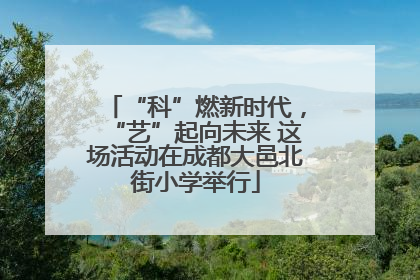 “科”燃新时代，“艺”起向未来 这场活动在成都大邑北街小学举行