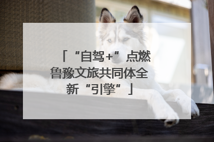 “自驾+”点燃鲁豫文旅共同体全新“引擎”