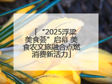 “2025浮梁美食荟”启幕 美食农文旅融合点燃消费新活力