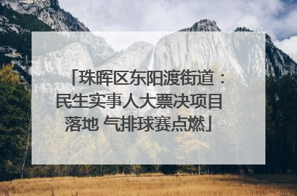 珠晖区东阳渡街道：民生实事人大票决项目落地 气排球赛点燃