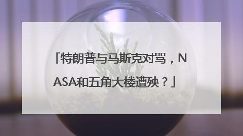 特朗普与马斯克对骂，NASA和五角大楼遭殃？