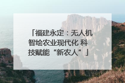 福建永定：无人机智绘农业现代化 科技赋能“新农人”
