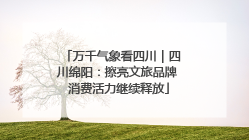 万千气象看四川｜四川绵阳：擦亮文旅品牌 消费活力继续释放
