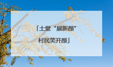 土堂“展新颜” 村民笑开颜