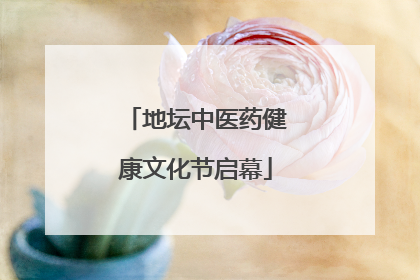 地坛中医药健康文化节启幕