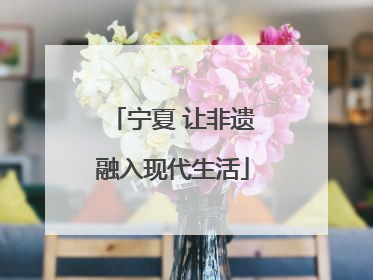 宁夏 让非遗融入现代生活