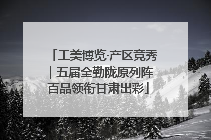 工美博览·产区竞秀｜五届全勤陇原列阵 百品领衔甘肃出彩
