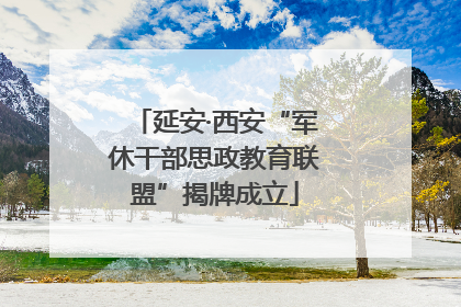 延安·西安“军休干部思政教育联盟”揭牌成立