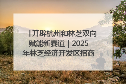 开辟杭州和林芝双向赋能新赛道｜2025年林芝经济开发区招商引资（杭州）推介展销活动在杭举办