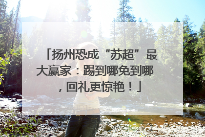 扬州恐成“苏超”最大赢家：踢到哪免到哪，回礼更惊艳！