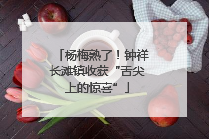 杨梅熟了！钟祥长滩镇收获“舌尖上的惊喜”
