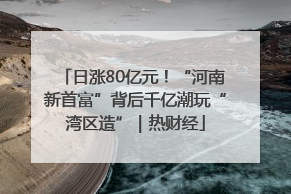 日涨80亿元！“河南新首富”背后千亿潮玩“湾区造”｜热财经