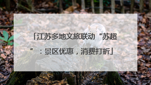 江苏多地文旅联动“苏超”：景区优惠，消费打折