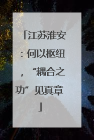 江苏淮安：何以枢纽，“耦合之功”见真章