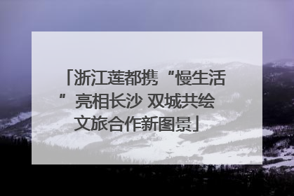 浙江莲都携“慢生活”亮相长沙 双城共绘文旅合作新图景