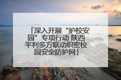 深入开展“护校安园”专项行动 陕西平利多方联动织密校园安全防护网
