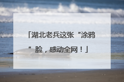 湖北老兵这张“涂鸦”脸，感动全网！