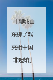 聊城山东梆子戏亮相中国非遗馆