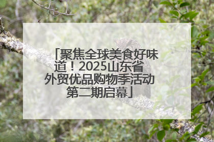 聚焦全球美食好味道！2025山东省外贸优品购物季活动第二期启幕