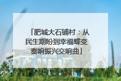 肥城大石铺村：从民生期盼到幸福蝶变奏响振兴交响曲