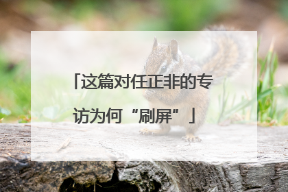 这篇对任正非的专访为何“刷屏”