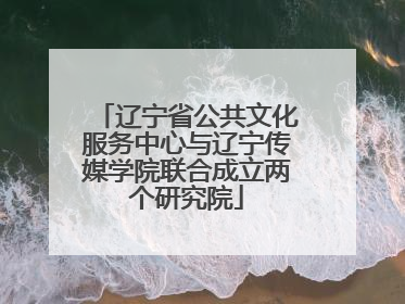 辽宁省公共文化服务中心与辽宁传媒学院联合成立两个研究院