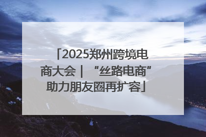 2025郑州跨境电商大会｜“丝路电商”助力朋友圈再扩容