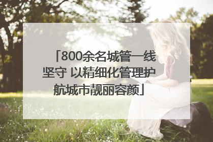 800余名城管一线坚守 以精细化管理护航城市靓丽容颜
