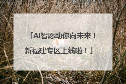 AI智愿助你向未来！新福建专区上线啦！